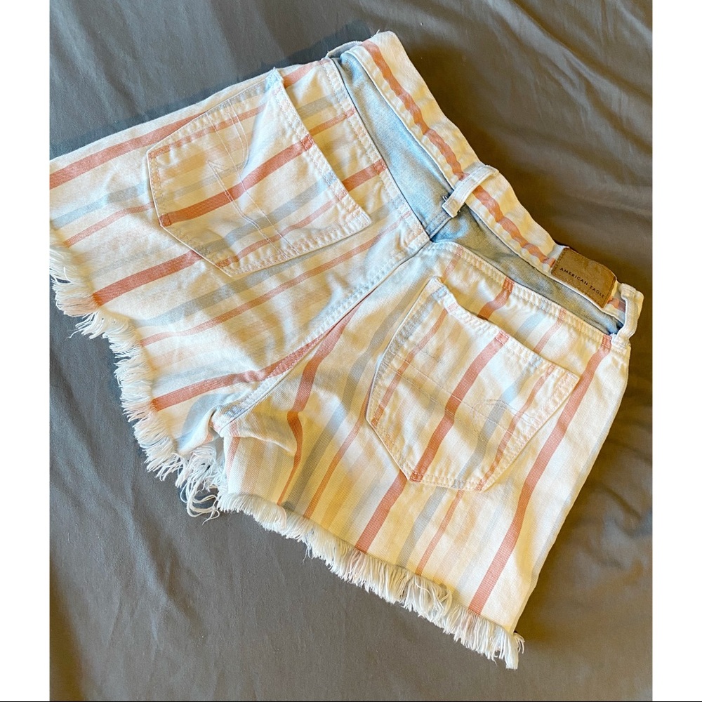 American Eagle Striped Shorts